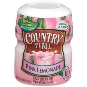 Coutnry Time Pink Lemonade Mix   12 Pack Grocery & Gourmet Food