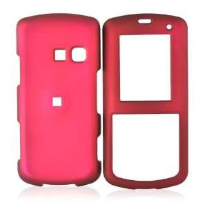  for LG Banter Rubberized Hard Case Cover ROSE PINK 