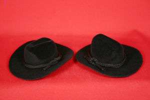 24 Black Cowboy Western Hats Wedding Decoration Favors  