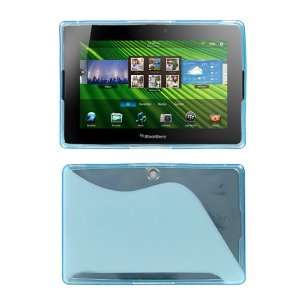   Skin Cover for BLACKBERRY PLAYBOOK   BLUE  Players & Accessories