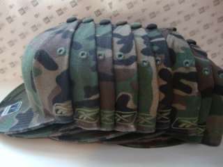 NFL LOGO CAMOUFLAGE CAMO REFEREE FITTED REEBOK HAT CAP PACKERS LIONS 