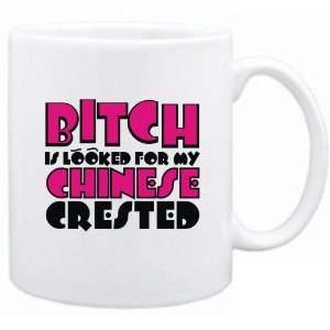   Crestedtch Is Looked For My Chinese Crested  Mug Dog: Home & Kitchen
