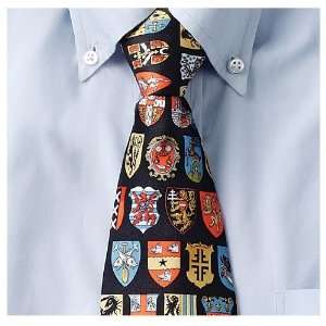  56 Medieval Shields Silk Tie (XoticBrands)