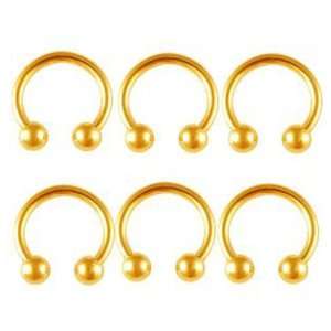   bars ear tragus horseshoe rings earrings circular barbells AFLU