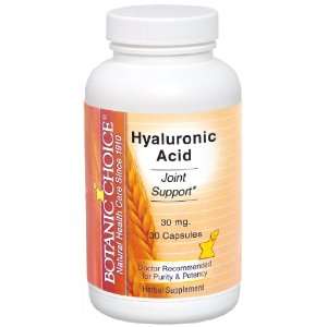  Hyaluronic Acid Capsules, 30 Mg, 60 Count