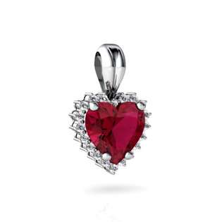   White Gold Genuine Heart  Jewels For Me Jewelry Gemstones Rings
