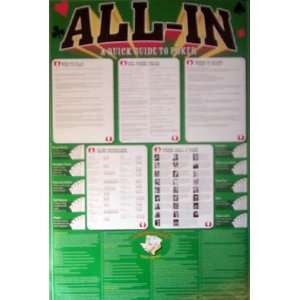 All In Quick Poker Guide Poster 23 X 35 St4084 