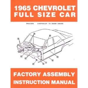    1965 CHEVROLET CAPRICE Assembly Manual Book Rebuild Automotive