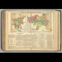   charts 1820 Genealogical Geographical Historical Atlas old A16  