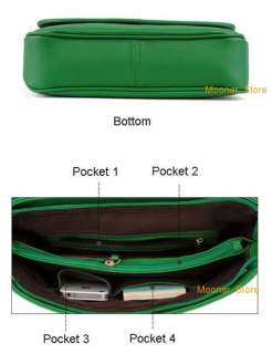 2012 Colorful Casual Messenger PU Leather Women Handbag Shoulder bag 