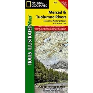   and Tuolumne Rivers / Stanislaus National Forest Map