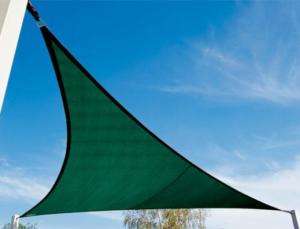 New Coolaroo Triangle Canopy Shade Sail   165 Green  