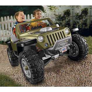 Power Wheels Fisher Price Monster Traction Jeep Hurricane   Green 