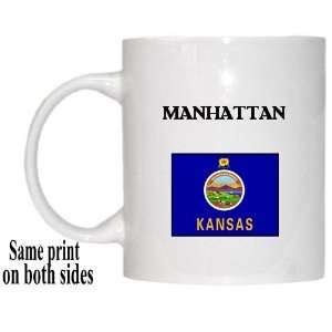   US State Flag   MANHATTAN, Kansas (KS) Mug 