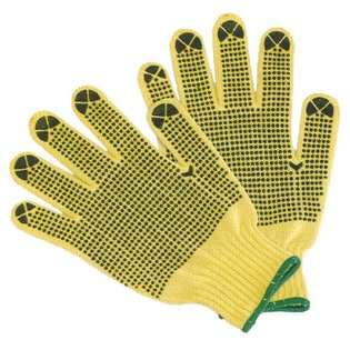 1670XL Cut Resistant 100 Percent Kevlar Gloves, PVC Dots on Both 