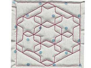 Trapunto Quilt Blocks 3 Machine Embroidery Designs  