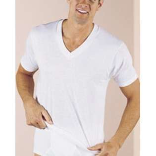 Hanes Comfort Soft White V  Neck T Shirt 3 Pack, XL at 