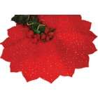 Rubies Red Glitter Christmas Tree Skirt 40