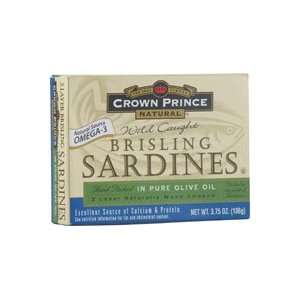  Crown Prince Brisling Sardines in Olive Oil    3.75 oz 