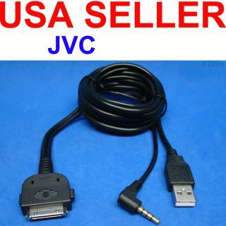 JVC iPOD iPHONE AUX INTERFACE CABLE KS U39 US SELLER  