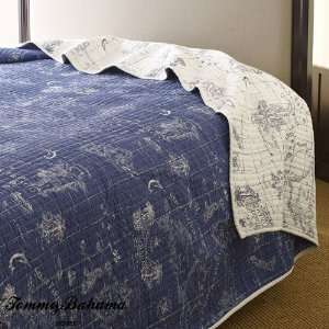 Tommy Bahama Home Twin Quilt Set/ Map 