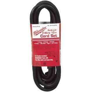   Quik Lok 48 76 5010 10 Foot 2 Wire Double Insulated Cord 