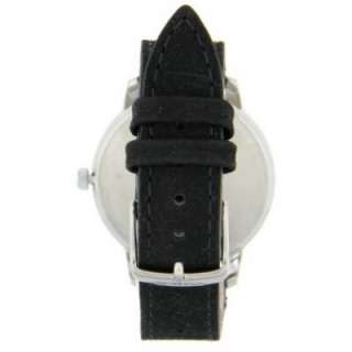 Timex Mens T2N638 Weekender Black Nubuck Leather Strap Watch  