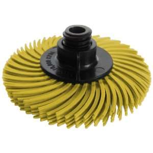JoolTool 3M Scotch Brite Yellow Radial Bristle Brush Assembled with 