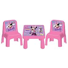 Minnie Mouse Cafe Table with Two Resin Chair Set   Kids Only   ToysR 
