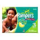 Procter and Gamble Pampers Baby Dry Diapers, Size 3, 36 Count