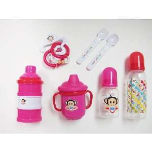  Paul Frank Infant Feeding Gift Set   Pink Baby