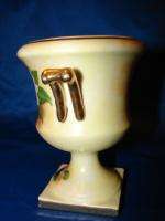 ENESCO vintage handpainted spooner/ 2 handle urn vase  
