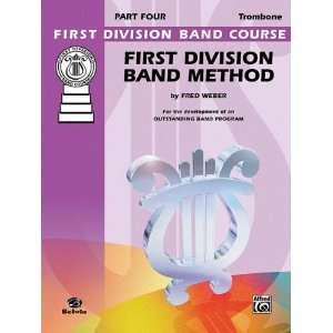 First Division Band Method, Part 4 Book Trombone  Sports 