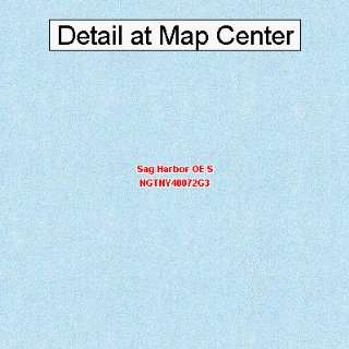   Map   Sag Harbor OE S, New York (Folded/Waterproof)