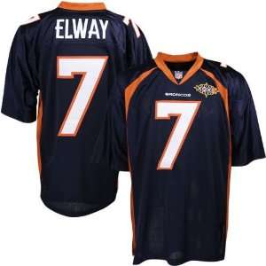  Denver Broncos 7 John Elway Throwback Blue NFL Jerseys 
