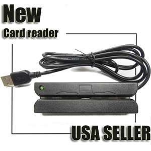   USB Portable Magnetic Stripe MSR 3TK 3 Track Swipe Credit card reader