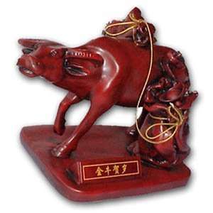   Cow   6.5  Feng Shui Figurine for Good Luck 