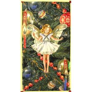  44 Wide Michael Miller The Christmas Tree Fairy Panel 