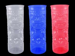 Red Plastic Tiki Glass, Tiki Mugs, Tiki Cups  