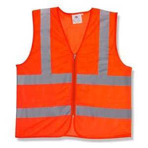  Orange Class 2 High Visibility Safety Vest   XXXL