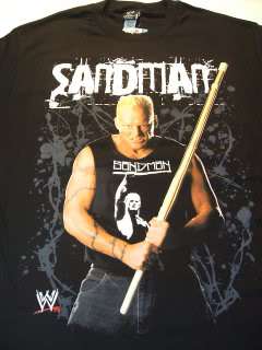ECW SANDMAN Singapore Cane WWE T shirt Extreme Champion  