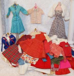 Barbie Doll & Friends Vintage Clothing Lot   Used / Flaws  