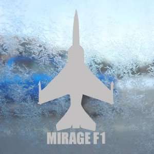  MIRAGE F1 Gray Decal Military Soldier Truck Window Gray 