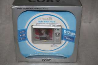 COBY MP C759 MP3 FM WMA Player 2.5 Color LCD Display  