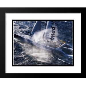   Framed and Double Matted Art 25x29 Club Med the Race