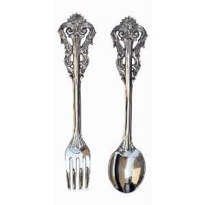  Giant Spoon and Fork (Mini Version) Silver