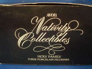 Avon 1985 Porcelain Nativity Figurines, Holy Family (3 pieces)
