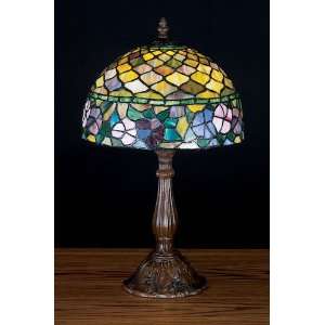  Meyda Tiffany Tiffany Floral Nautical Art Glass Table Lamp 