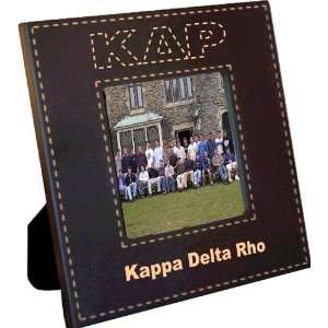 Kappa Delta Rho Leather Like Frame