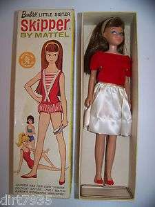 1963 Vintage Barbie Skipper Doll No.0950 Brunette in original Box 